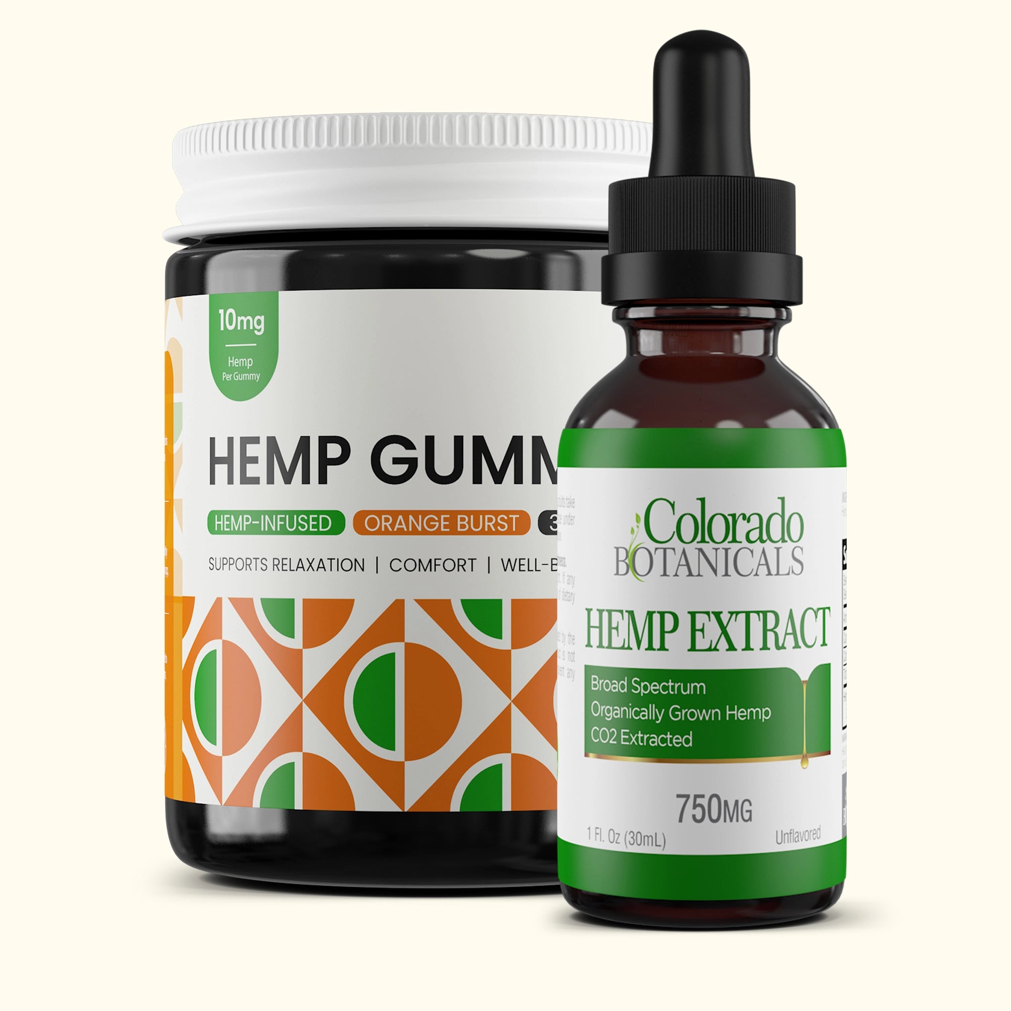 Starter Bundle - 10mg Gummies + 750mg CBD Oil - Colorado Botanicals