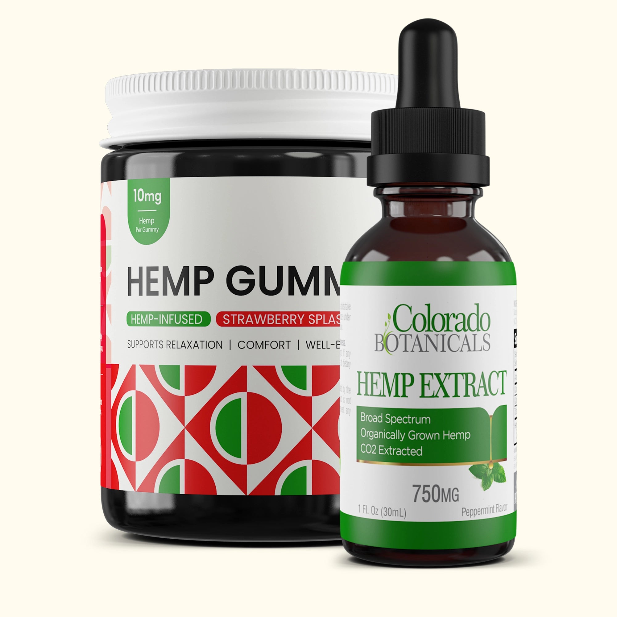 Starter Bundle - 10mg Gummies + 750mg CBD Oil - Colorado Botanicals
