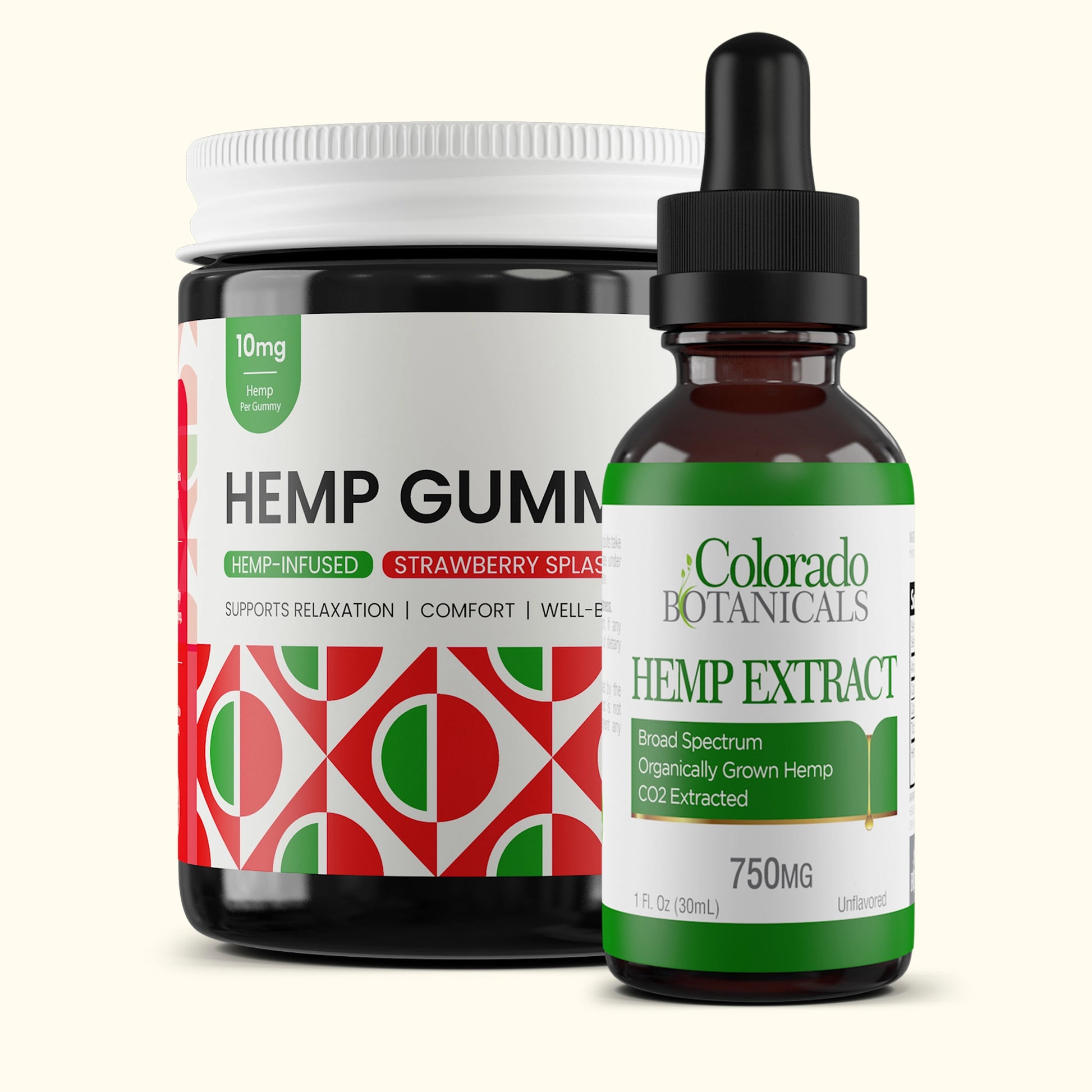 Starter Bundle - 10mg Gummies + 750mg CBD Oil - Colorado Botanicals