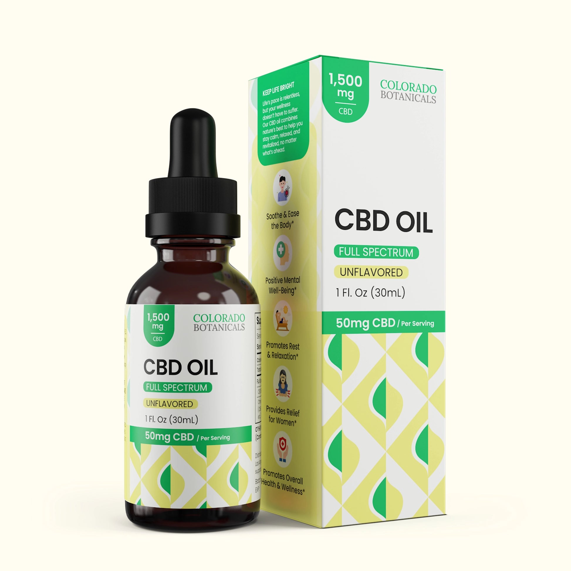 1,500mg Full Spectrum CBD Oil - Colorado Botanicals