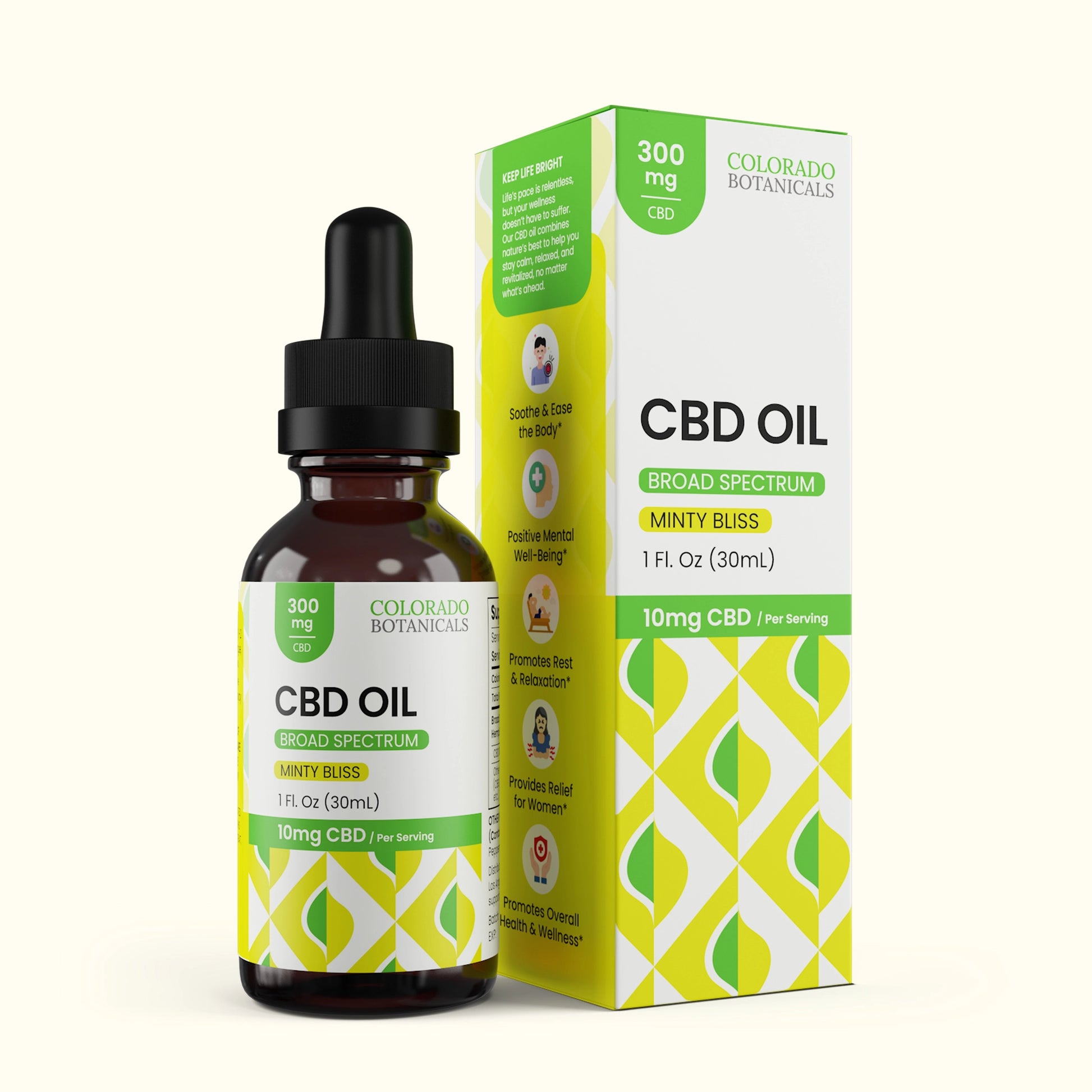 300mg Broad Spectrum CBD Oil - Colorado Botanicals