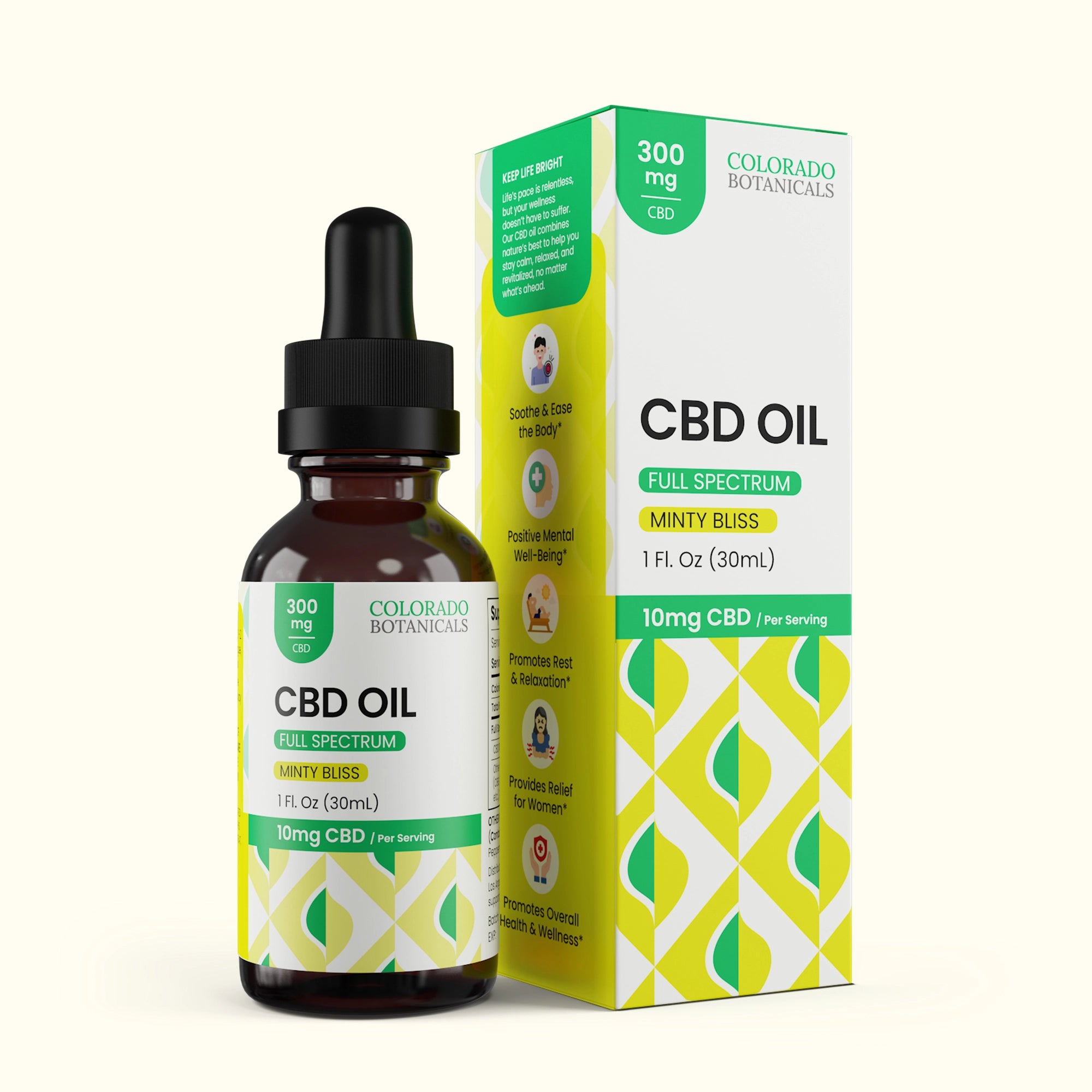 300mg Full Spectrum CBD Oil - Colorado Botanicals