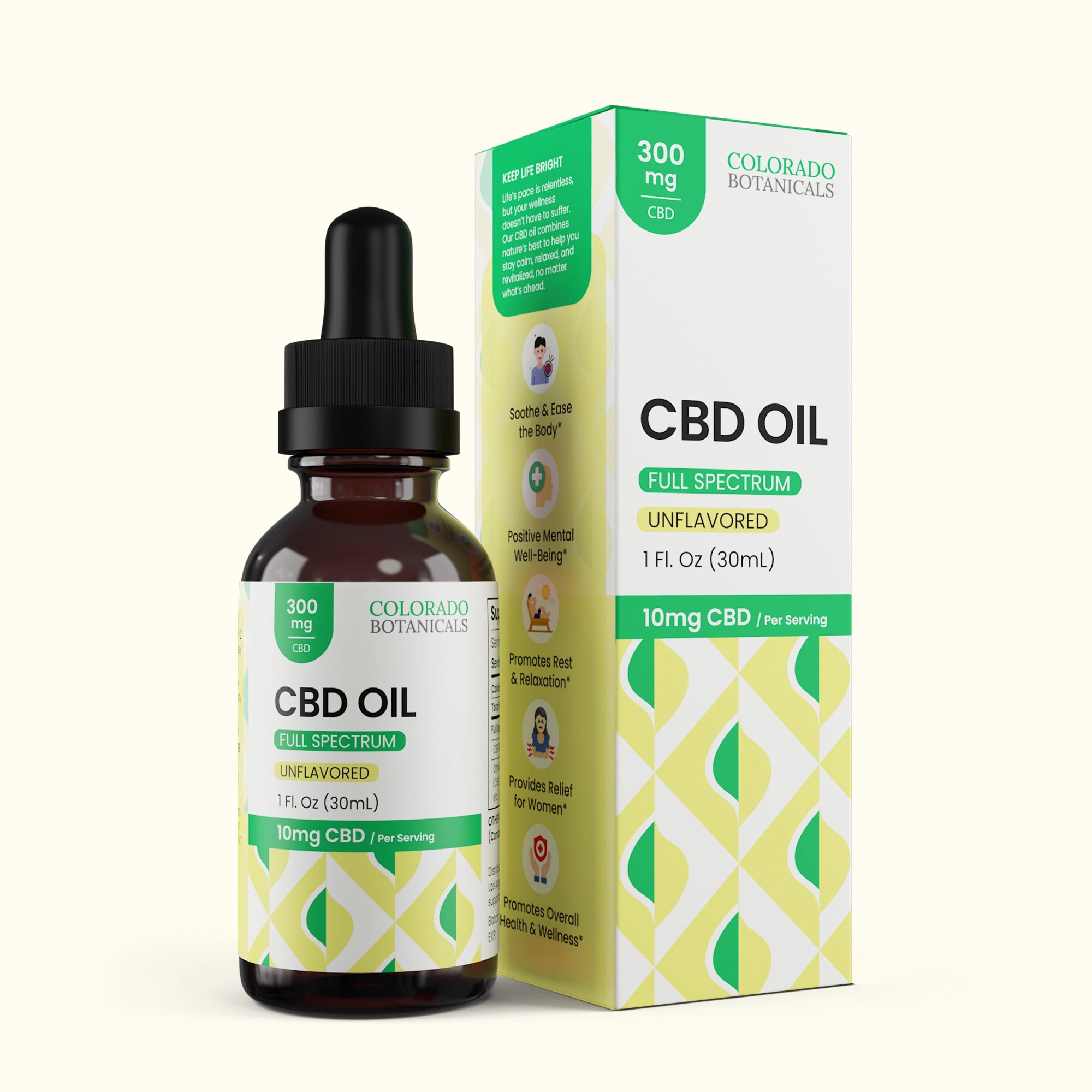 300mg Full Spectrum CBD Oil - Colorado Botanicals