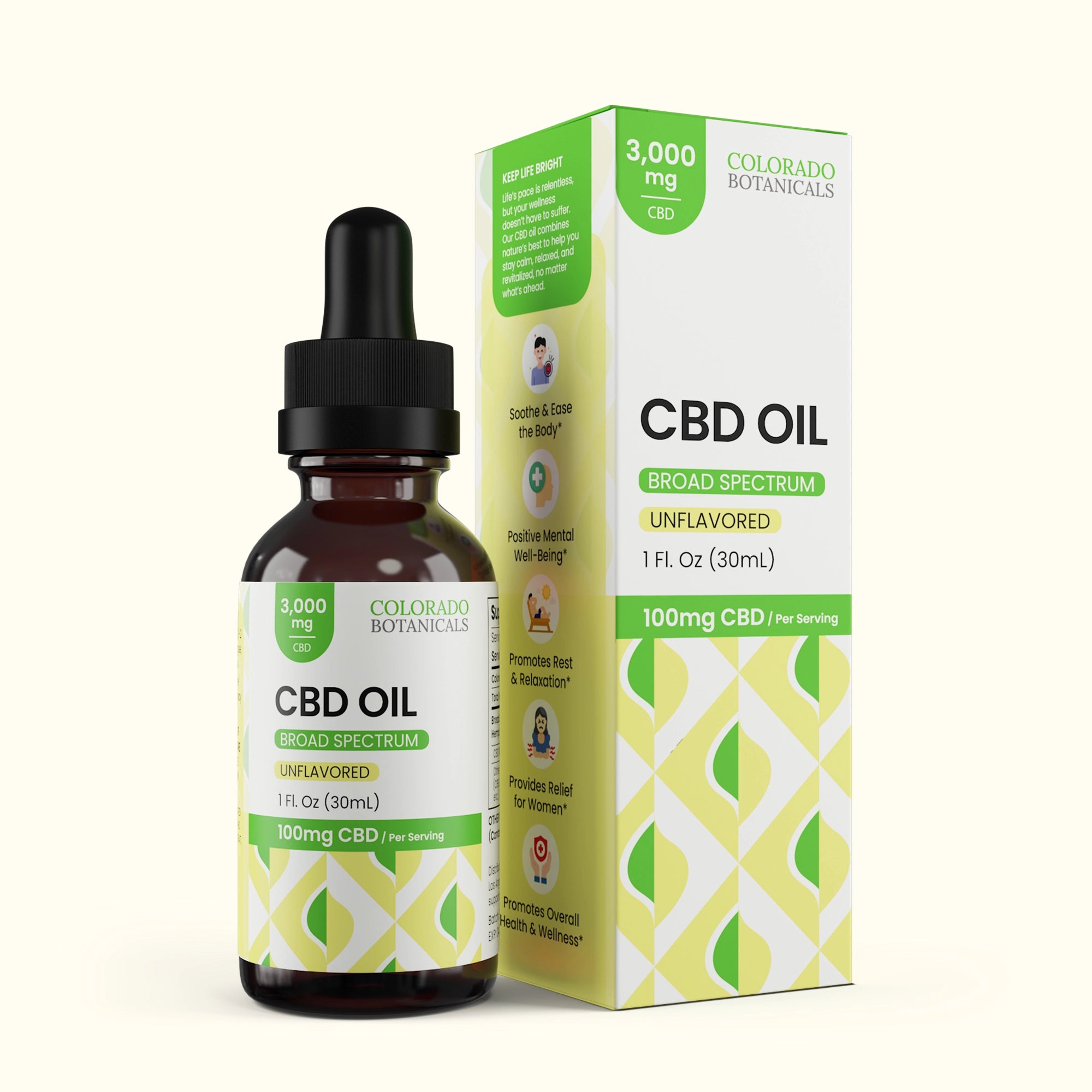 3,000mg Broad Spectrum CBD Oil - Colorado Botanicals