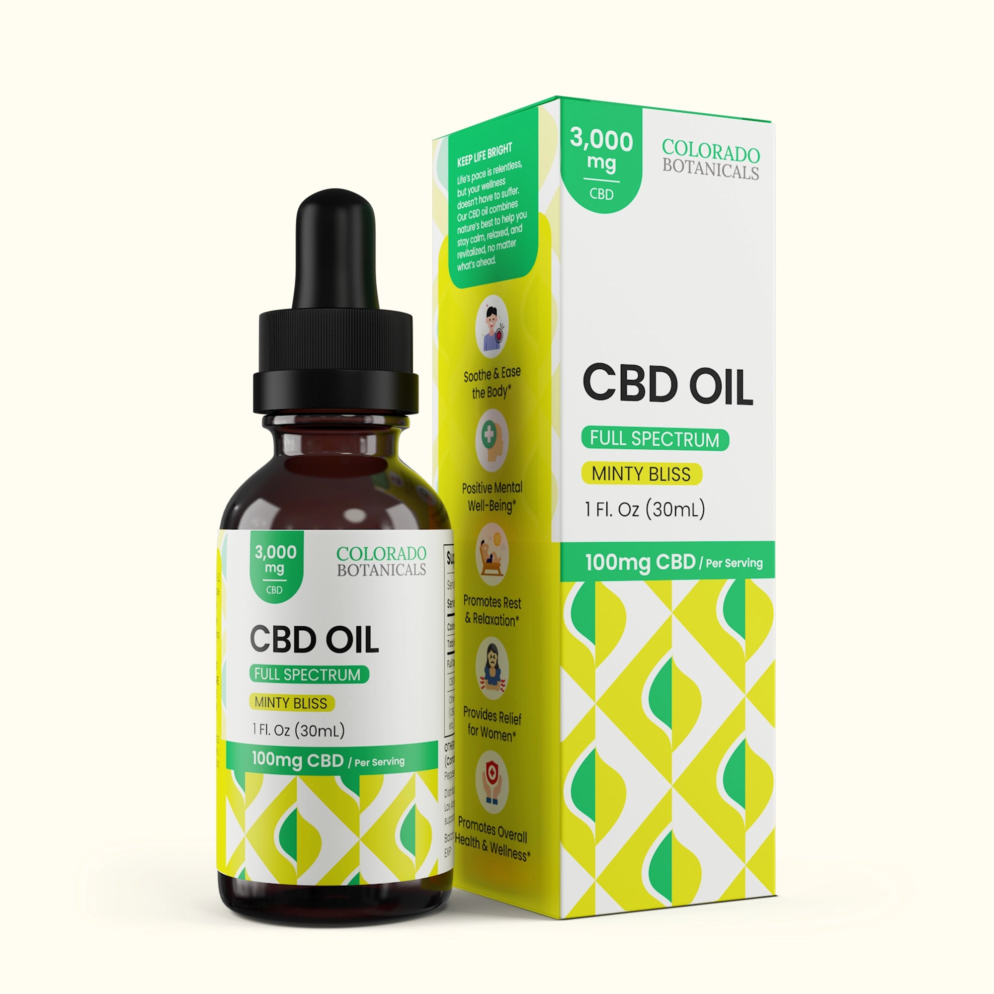 3,000mg Full Spectrum CBD Oil - Colorado Botanicals
