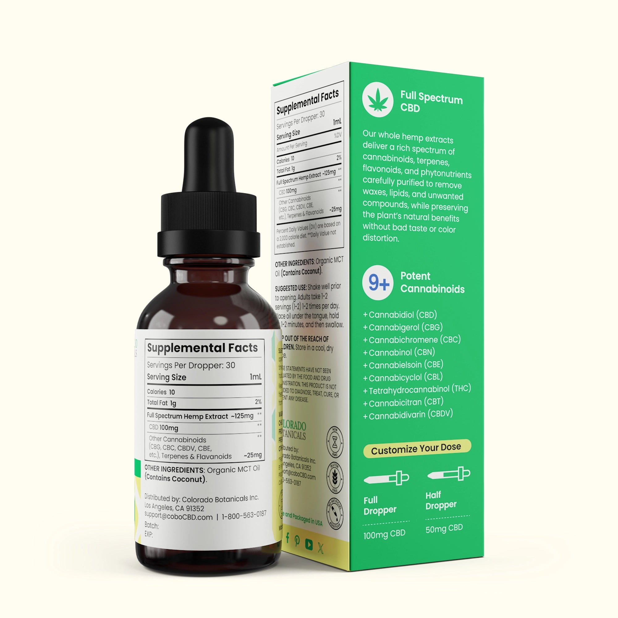 3,000mg Full Spectrum CBD Oil - Colorado Botanicals