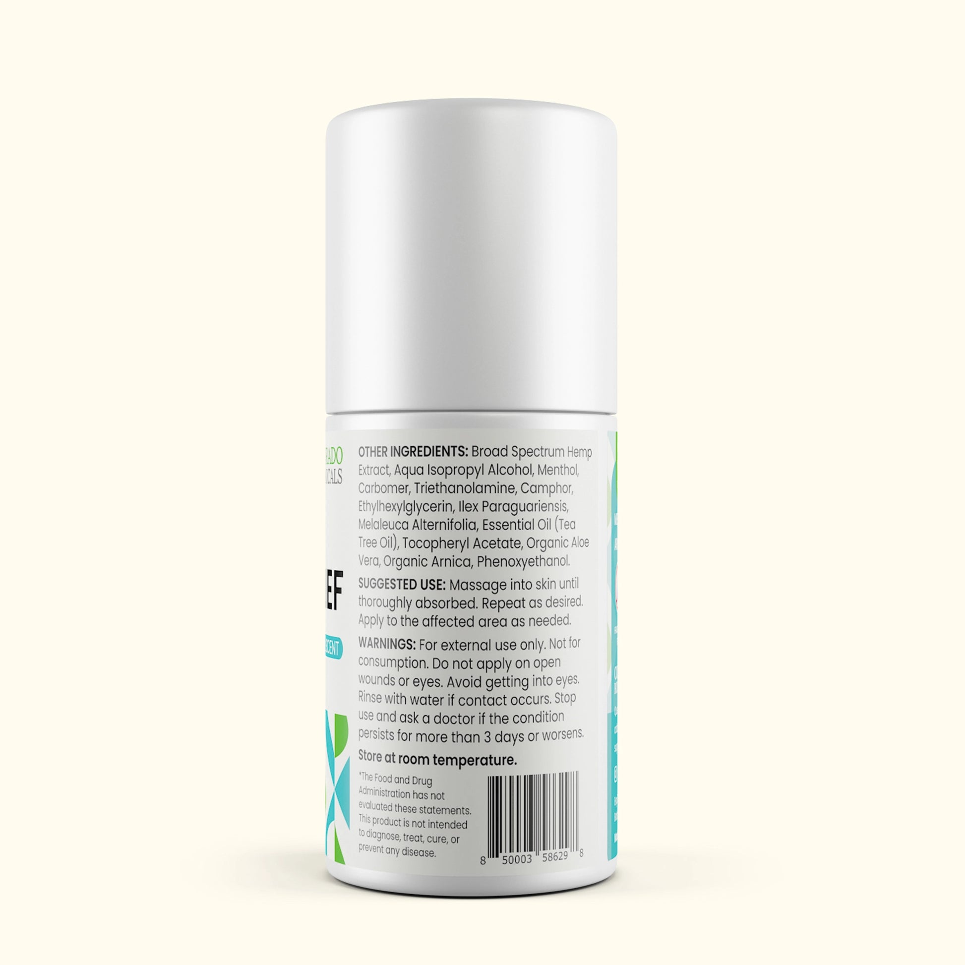 500mg Rapid Relief CBD Roll-On (Alleviate) - Colorado Botanicals