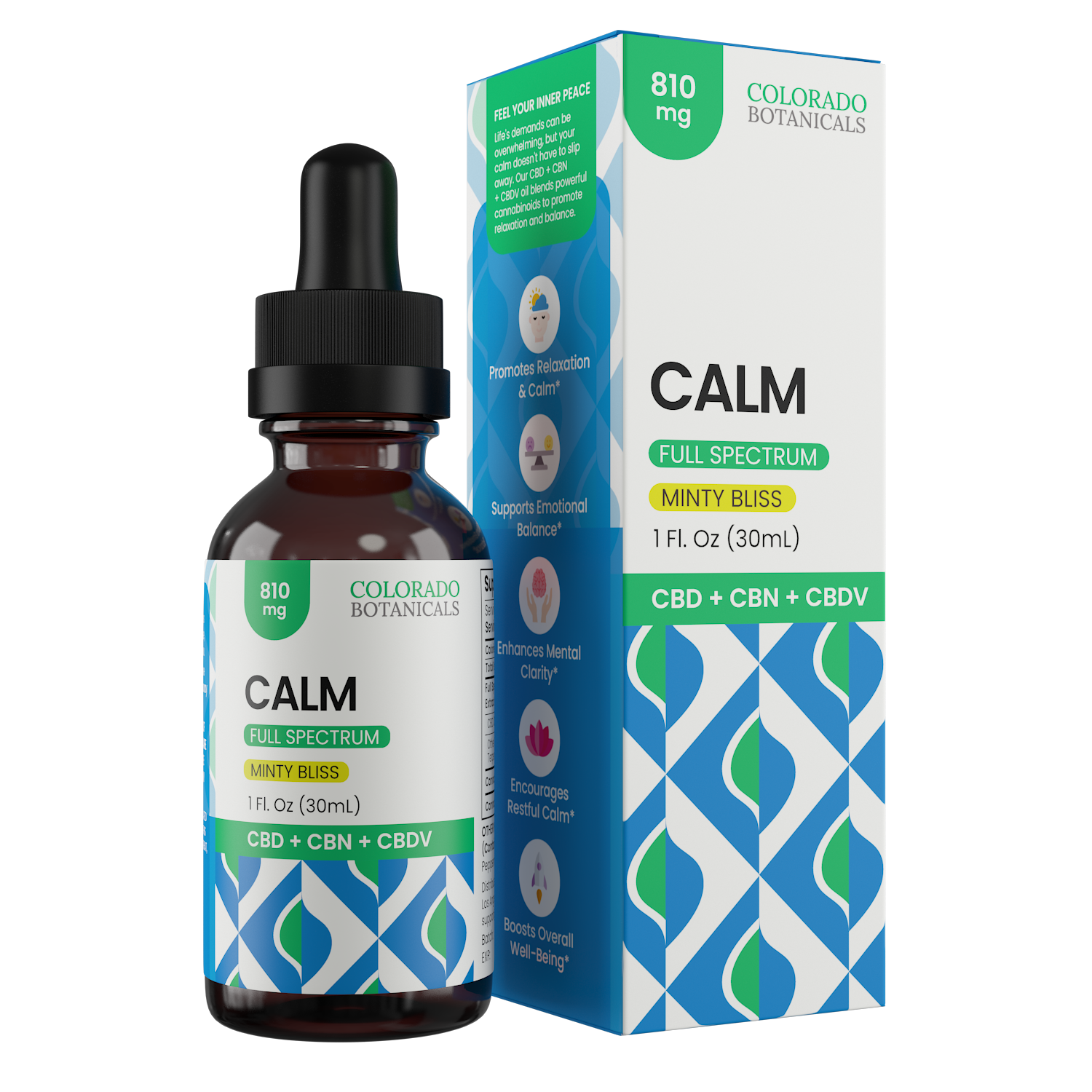 810mg CBD CBN Oil for Calm
