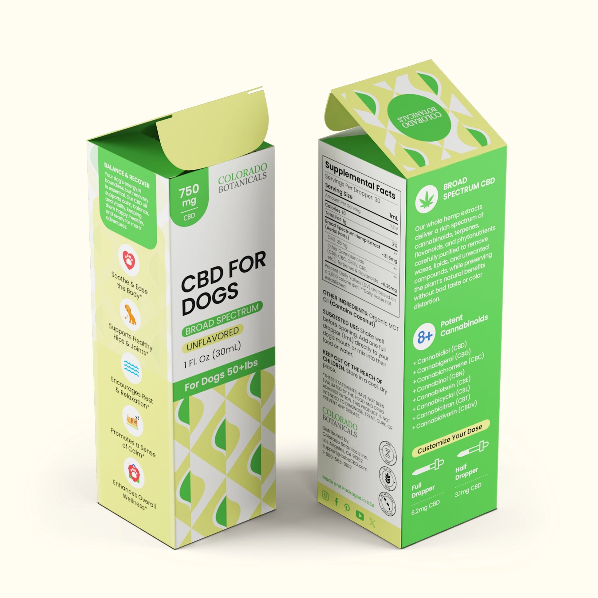 Broad Spectrum CBD Oil for Dogs & Cats - Colorado Botanicals