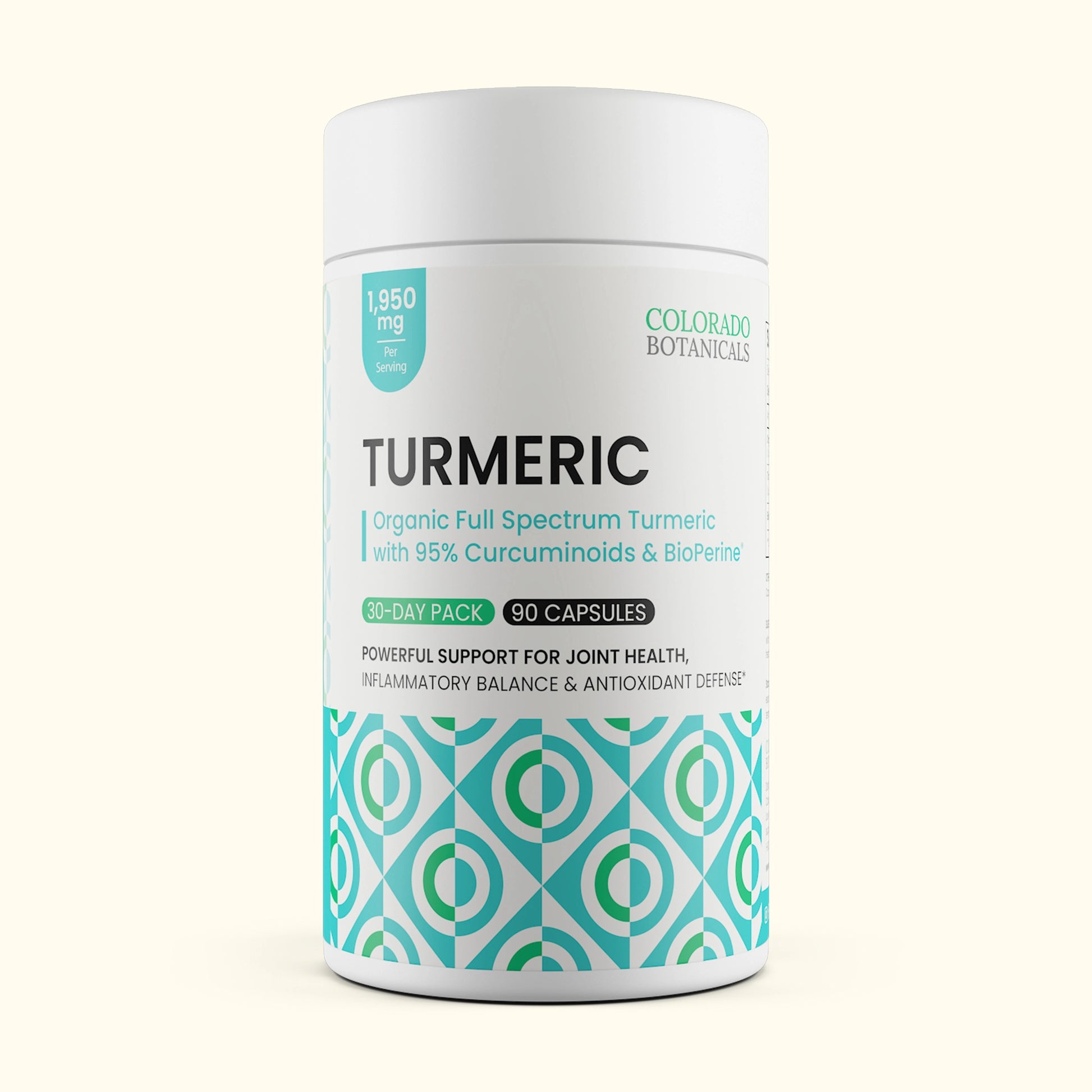Organic Turmeric Capsules - Colorado Botanicals