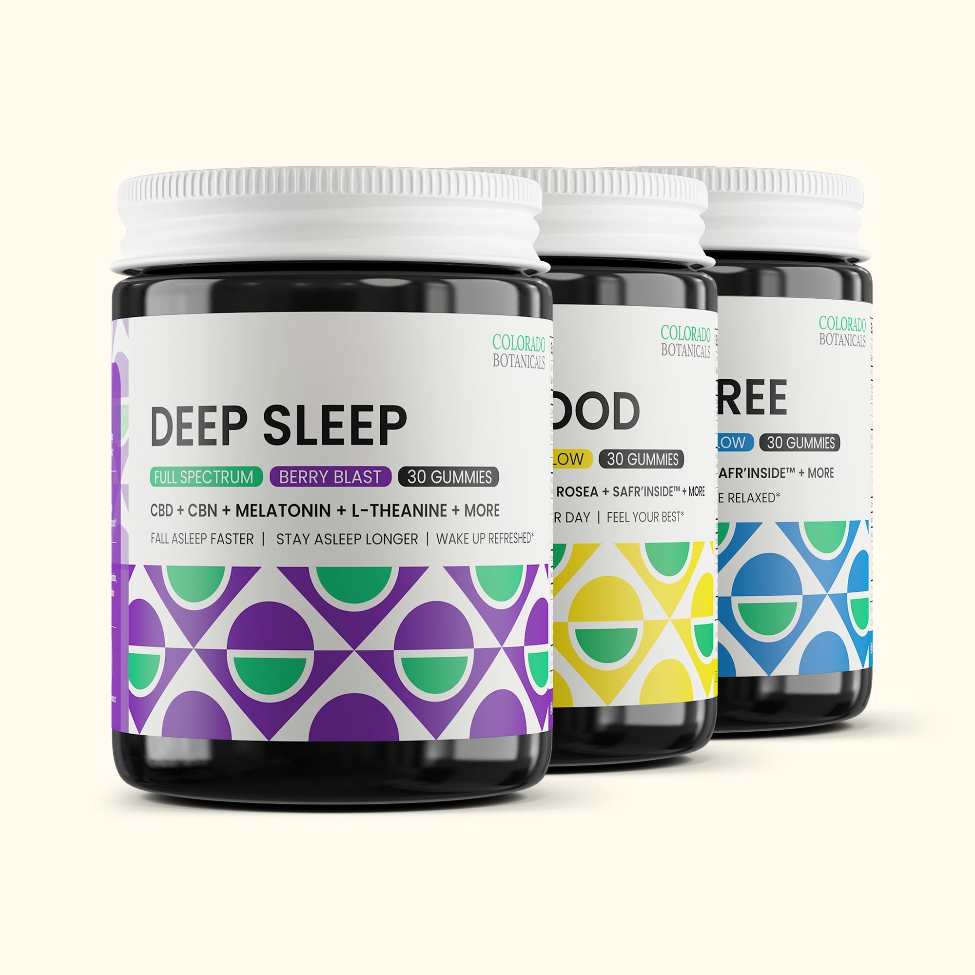 The Reset Bundle - Mood, Stress, & Sleep Gummies - Colorado Botanicals